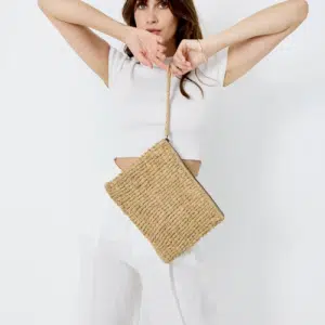 Ibeliv Raffia Clutch Club Tea 2606 26 Ibeliv Club 052