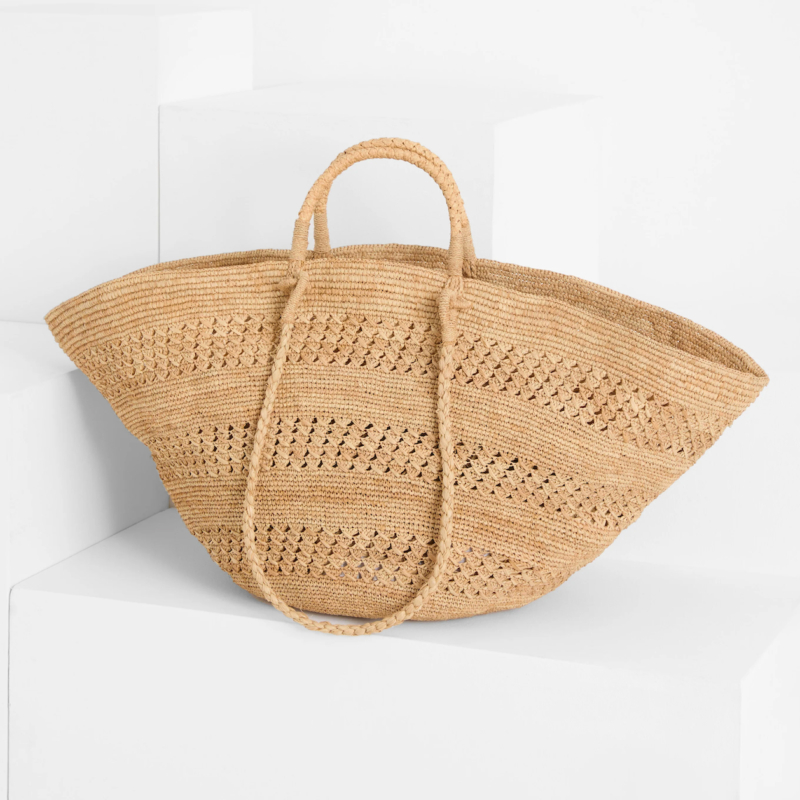 Ibeliv Raffia Korb Tasche 'sol' Tea