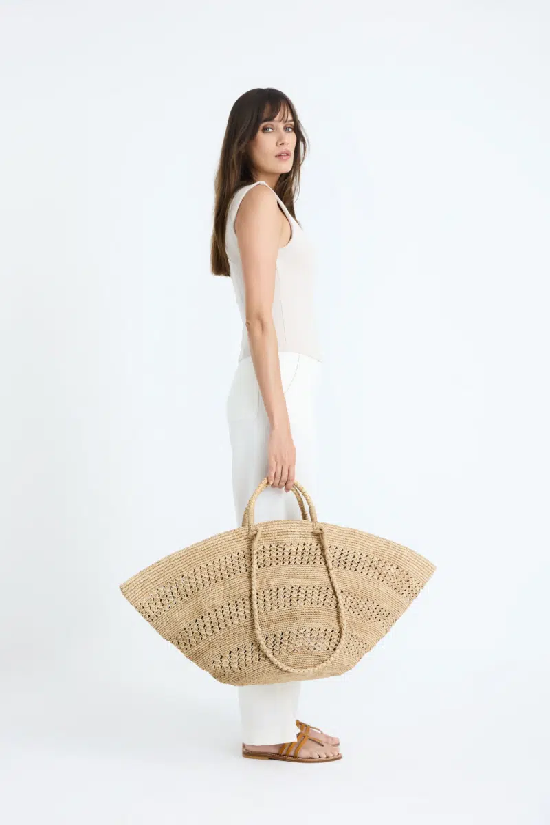 Ibeliv Raffia Korb Tasche Sol Tea 3
