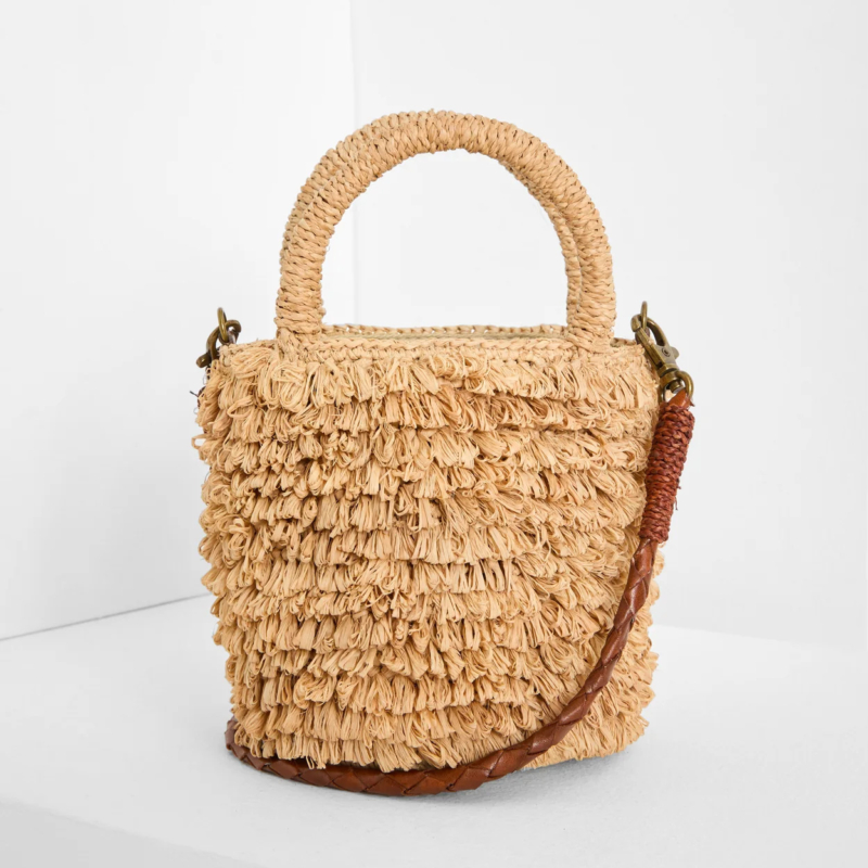 Ibeliv Raffia Tasche Naka Tea