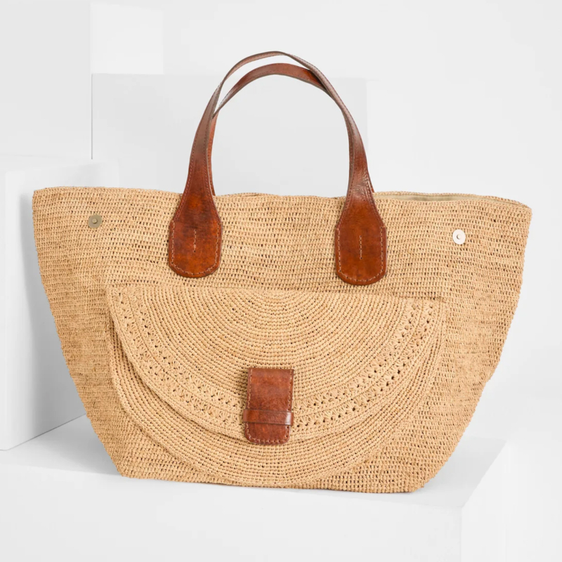 Ibeliv Raffia Tasche Shopper 'laza Ii' Tea