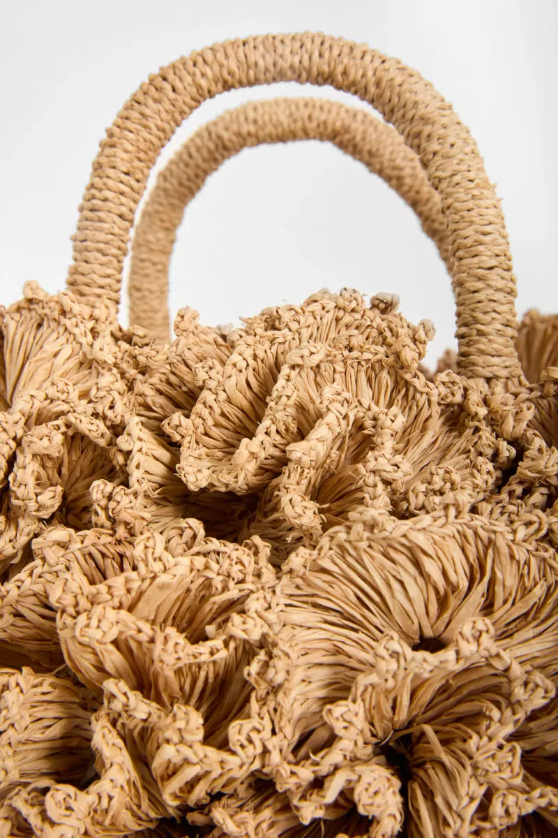 Ibeliv Raffia Tasche Coral Tea 5