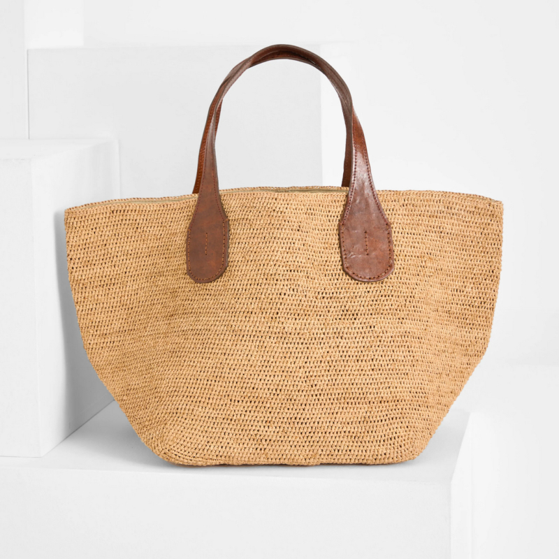 Ibeliv Raphia Tasche Shopper 'tokyo Ii' Tea