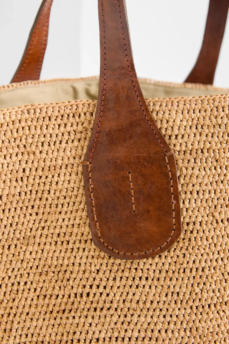 Ibeliv Raphia Tasche Shopper Tokyo Ii Tea 2606 21 Ibeliv Tokyo2 0005