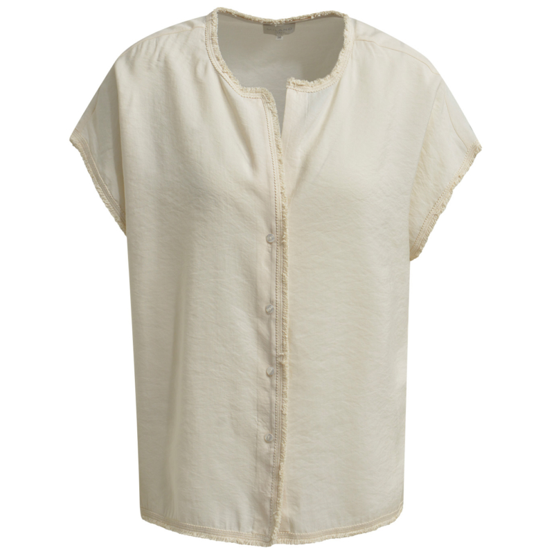Milano Italy Bluse Fransen “sand”52 4624 7062