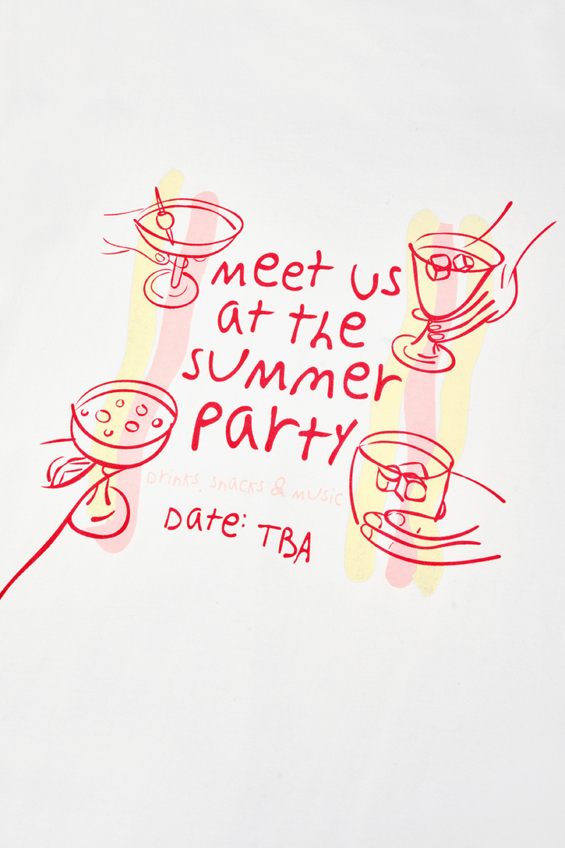 Oh April Neue Kollektion T Shirt Summer Party Pearl Genial Conceptstore1