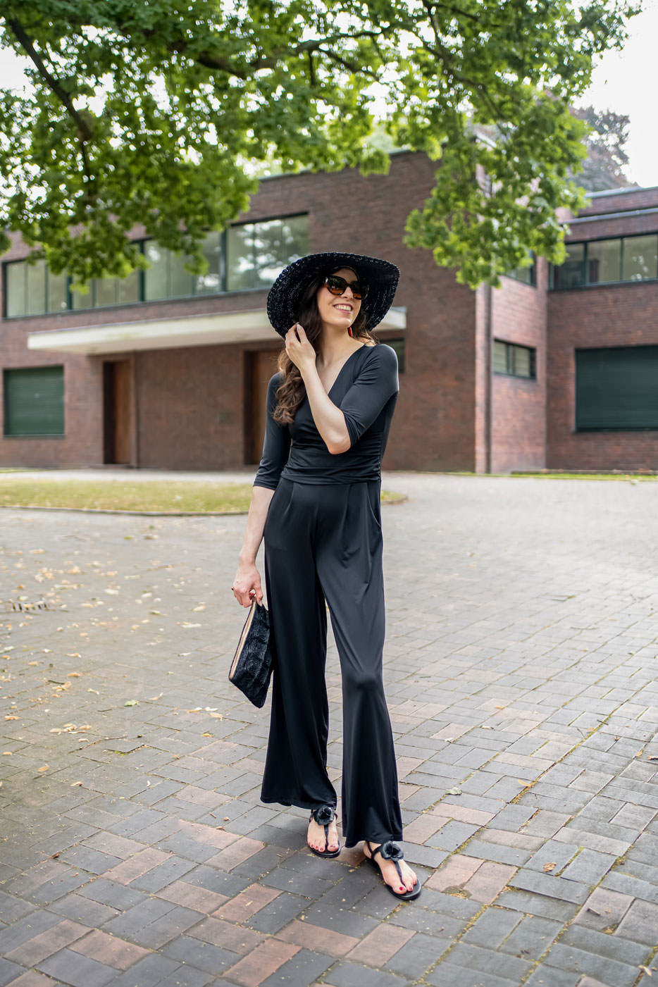 Genial Conceptstore Ibeliv Hut Tasche Marivie Jumpsuit Pretty Ballerinas Sandale Gold 00002