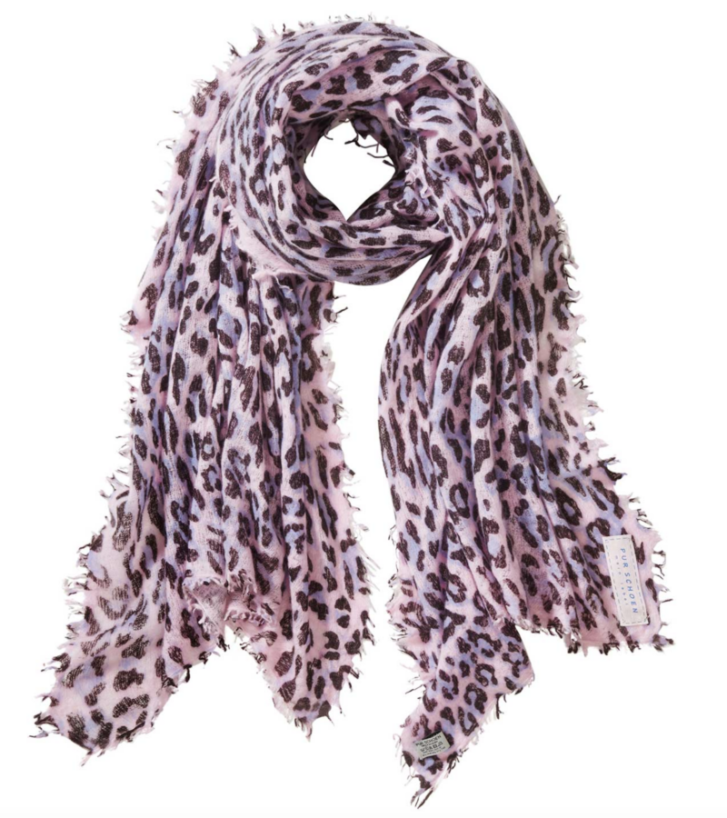 Pur Schoen Schal Leo Rose Cocolate Schal