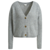 Milano Italy Cardigan Strickjacke 'grey Melange' 53 5442 9115 A