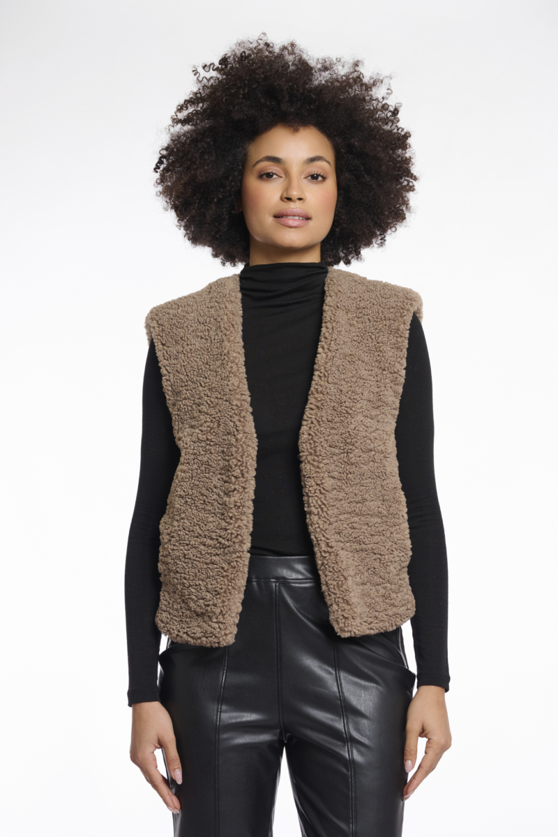 Rino & Pelle Kunstfellweste Frencie Toffee Frencie.7002512 Toffee 01