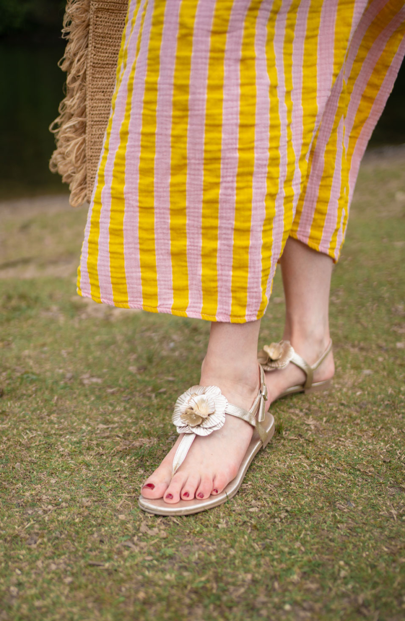 Genial Conceptstore Pretty Ballerinas Sandale Gold