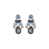 Ayala Bar Ohrringe Classic Indigo Grau Blau C2290
