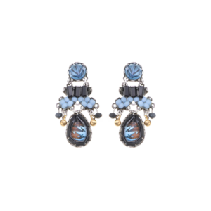 Ayala Bar Ohrringe Classic Indigo Grau Blau C2290