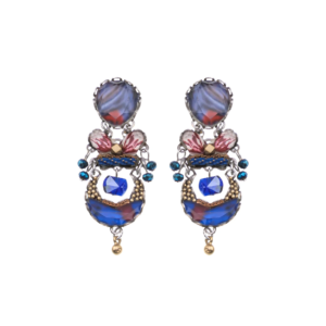 Ayala Bar Ohrringe Radiance Rot Blau R2316