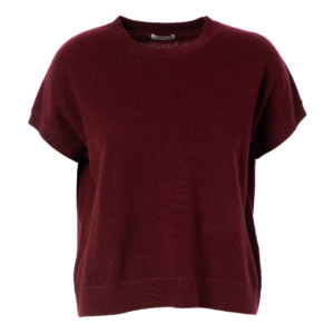 Jc Sophie Pullover Kurzarm 'burgundy' J1311 369 Burgundy 7604
