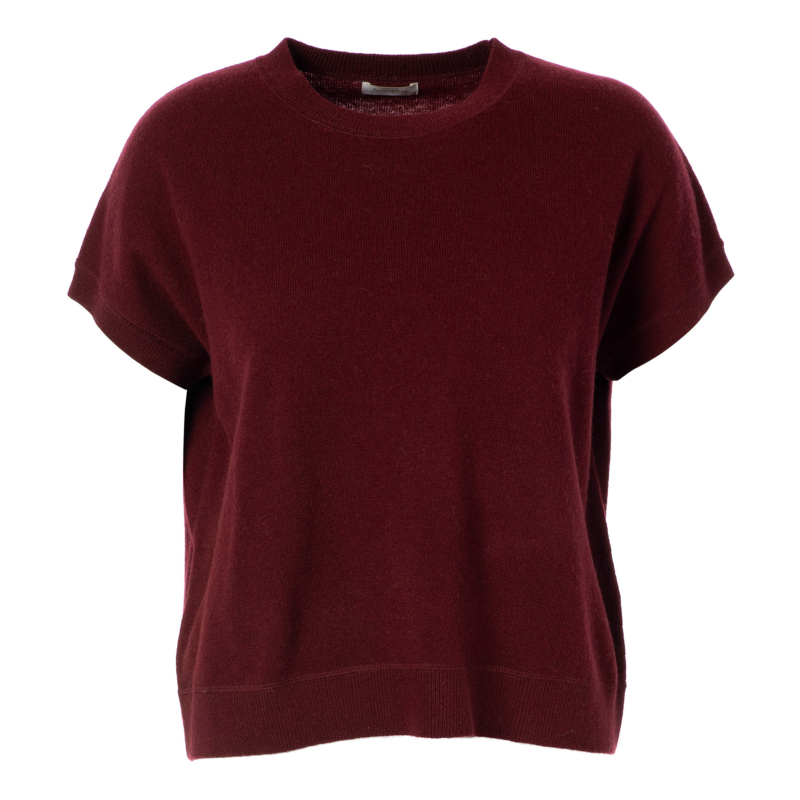 Jc Sophie Pullover Kurzarm 'burgundy' J1311 369 Burgundy 7604