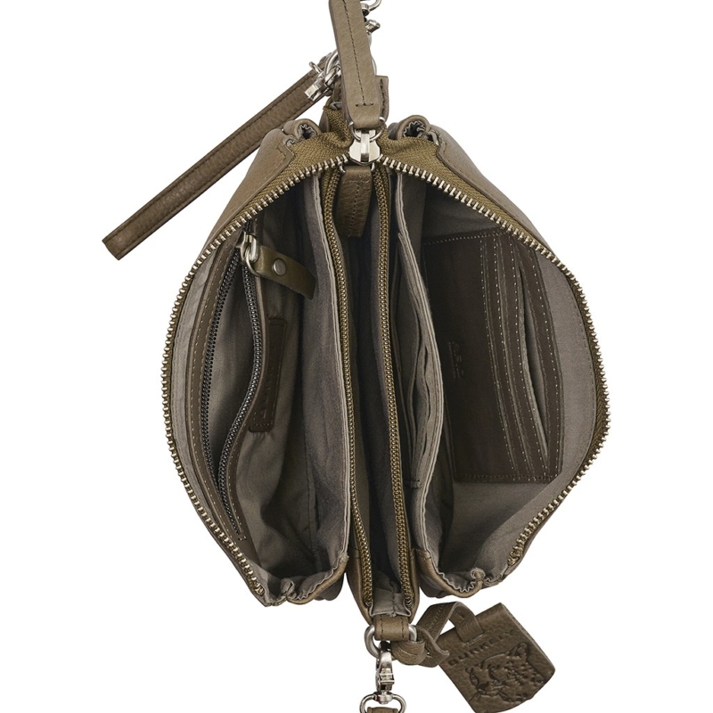 Genial Conceptstore Burkely Triple Pocket Zip Skylar Taupe 1000343.85.25 3
