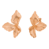 Genial Conceptstore Leaf Ohrstecker Aloha 18 K Rosegold Vergoldet Os1297 1