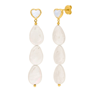 Genial Conceptstore Leaf Ohrstecker Valentine Pearls Lang 18 Os25002