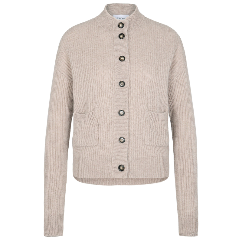 Bloom Cardigan Strickjacke “sand Mélange” 86498 1 Large