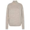 Bloom Pullover Turtleneck “sand Mélange” 86485 1 Large