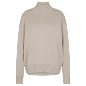 Bloom Pullover Turtleneck “sand Mélange” 86485 1 Large