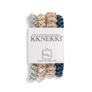Kknekki Haargummi Bundle Set 4 Stk. Beige Blau 25438 1