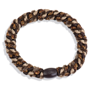 Kknekki Haargummi Moss Brown Glitter Braun