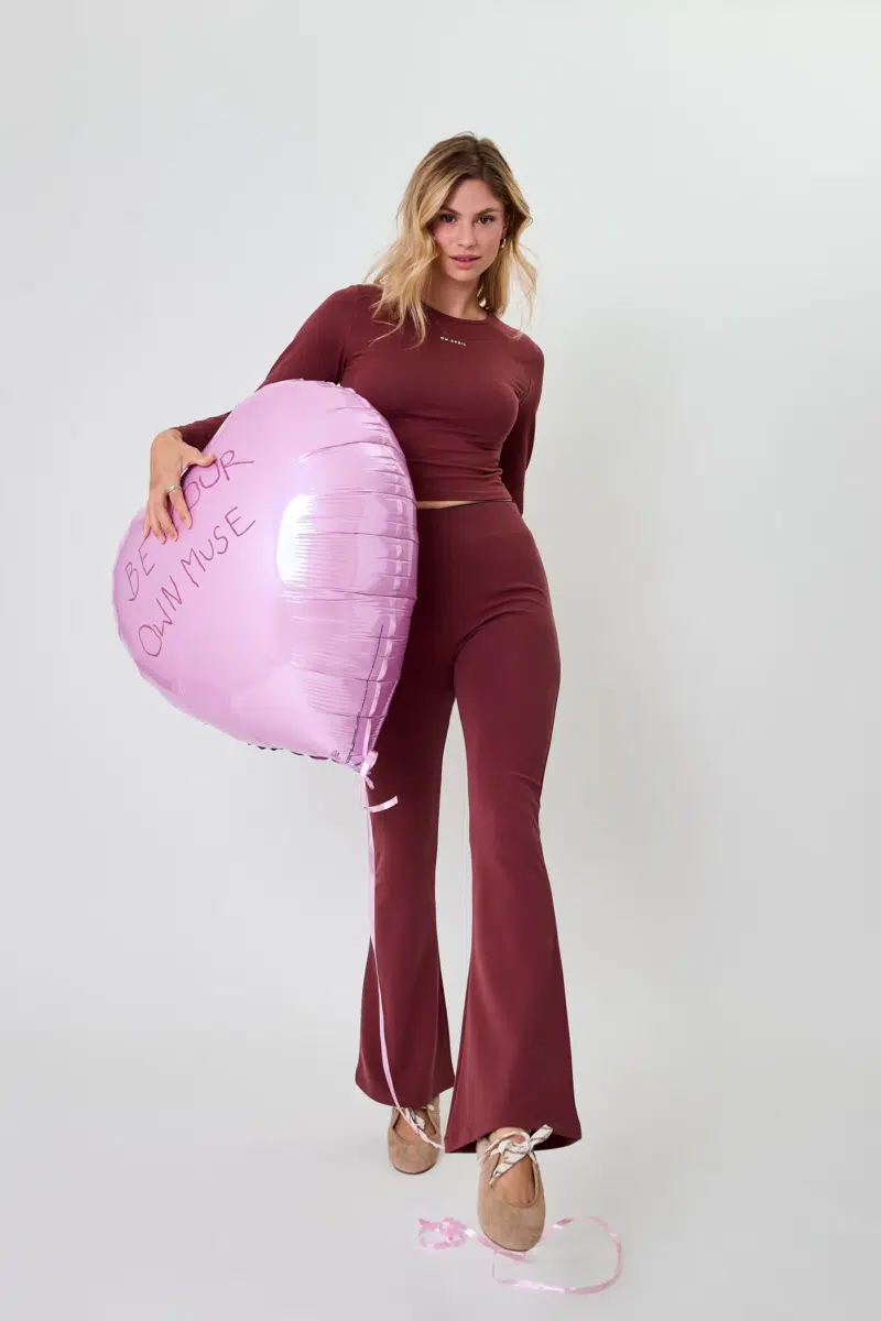 Genial Conceptstore Oh April Tia Bootcut Legging Cherrywood2