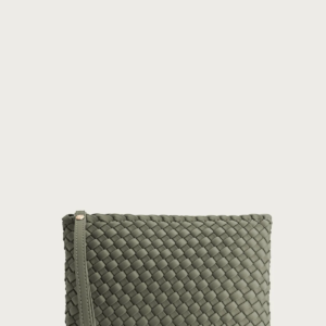 Dark Oliva Clutch Front