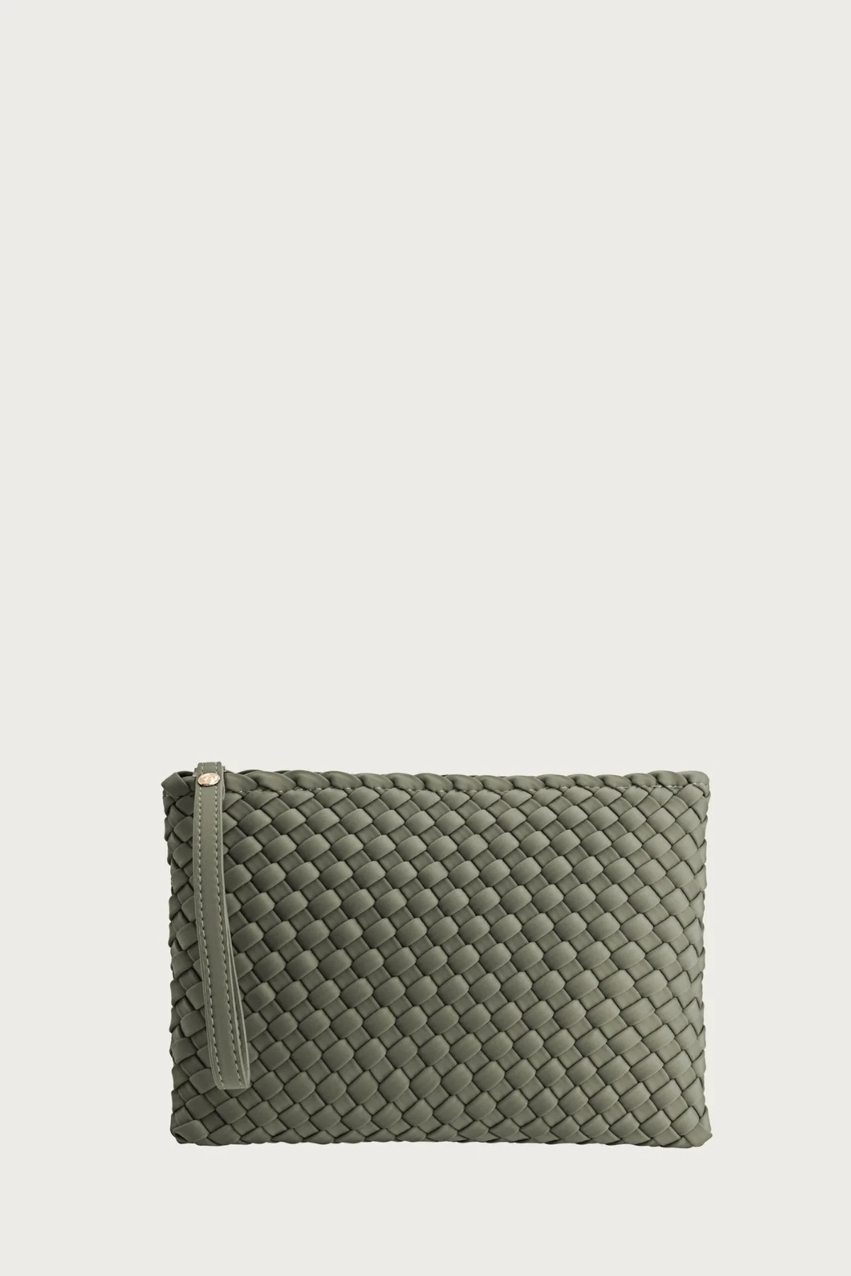 Dark Oliva Clutch Front