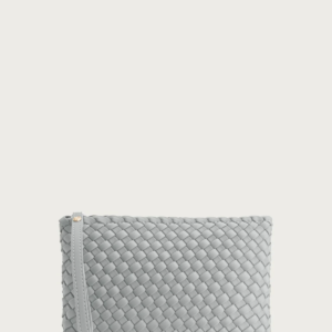 Silver Seashell Clutch Front