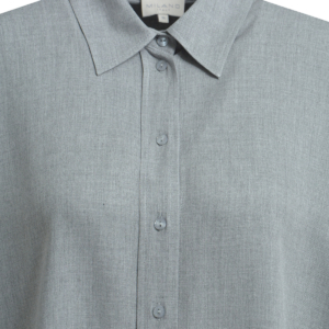 Milano Italy Hemdbluse Grey Melange 3