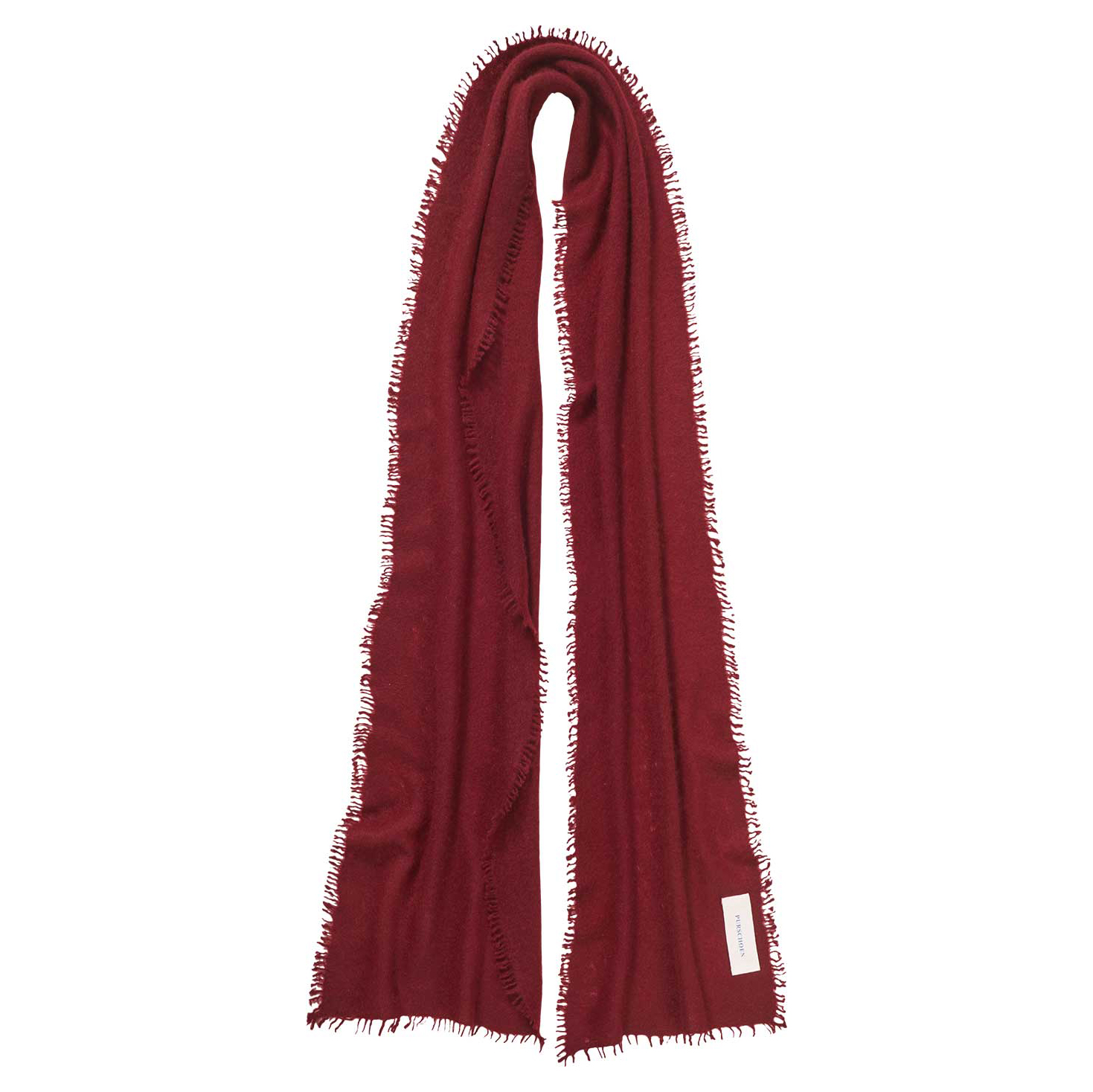 Pur Schoen Kaschmirschal Slim Bordo