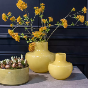 Dutz Vase 702a Bowl Cylinder Ochre 1