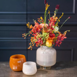 Dutz Vase 'lampion' Beige 1