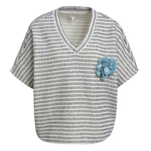 Milano Italy Shirt 'offwhite Blau'