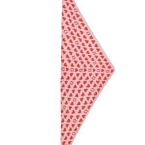 Pur Schoen Kaschmir Dreieckstuch Heartbeat Rose Chili Red 1
