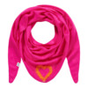 Pur Schoen Kaschmir Dreieckstuch Heart Puder Fuchsia 0