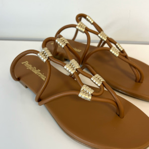 Pretty Ballerinas Sandalen Braun Riemchen 2