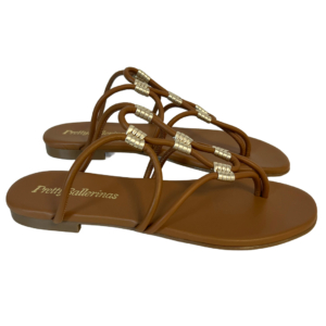 Pretty Ballerinas Sandalen Braun Riemchen