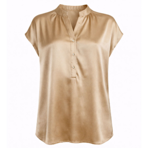 Charlotte Sparre Seidenbluse Top Satin 'sand'