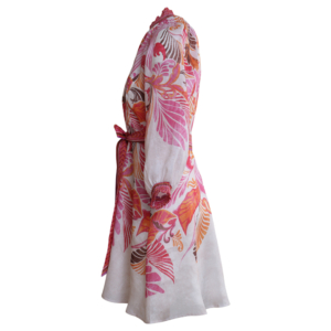 Hale Bob Kleid Leinen 'orange Rot' 5zdt632a Pnk S