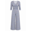 Marivie Overall 'jump In' Graphic Greige