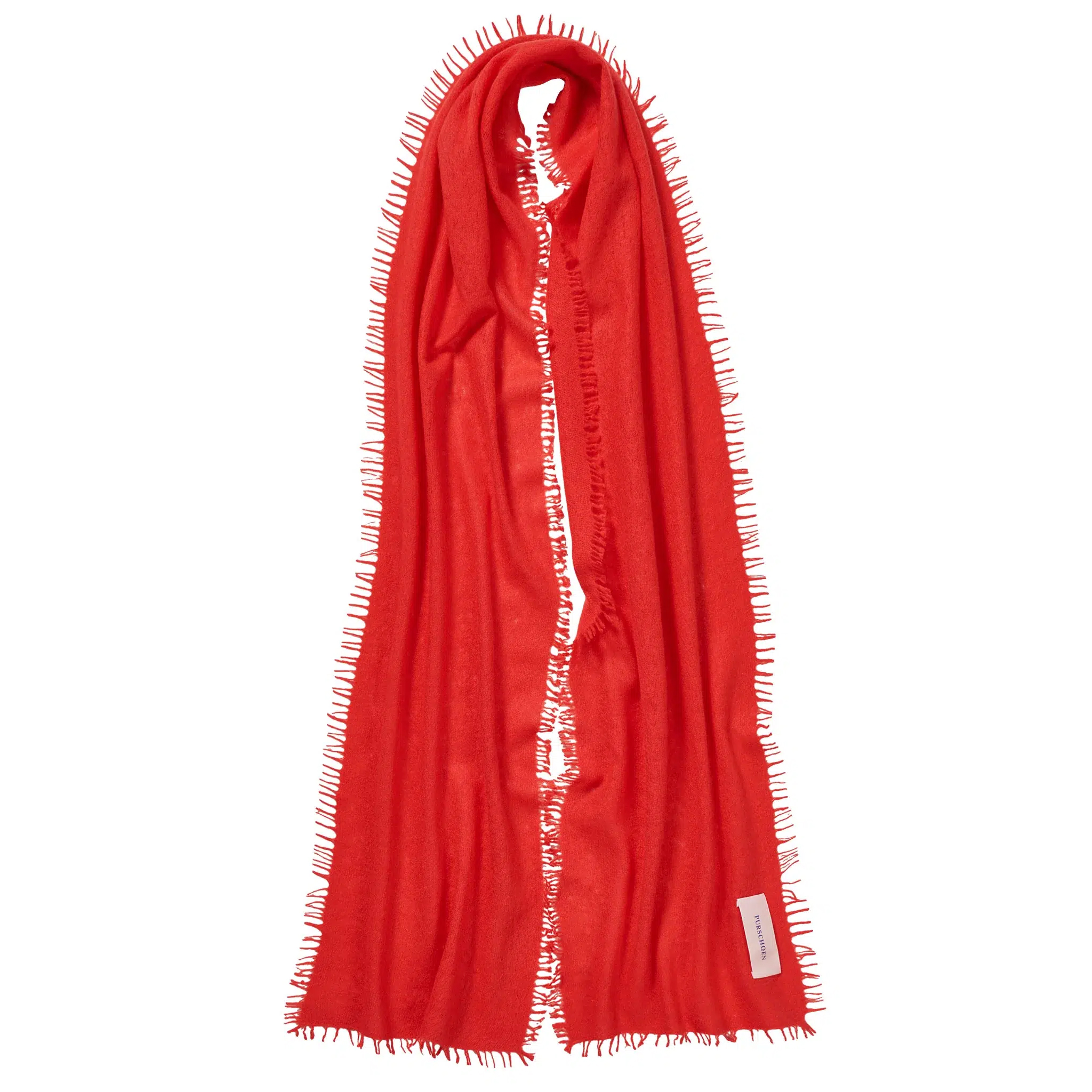 Pur Schoen Kaschmirschal Slim “chili Red” 24702 4038 11
