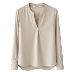 Genial Conceptstore Herzens Seidenbluse 00002