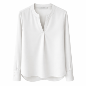 Genial Conceptstore Herzens Seidenbluse 00003