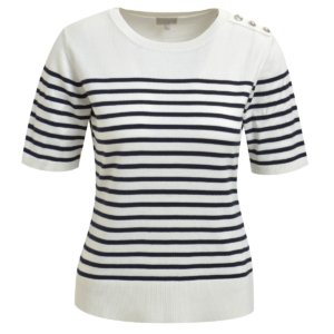 Milano Italy Pullover Kurzarm 'navy Print' 61 5048 9189 1605 Image1