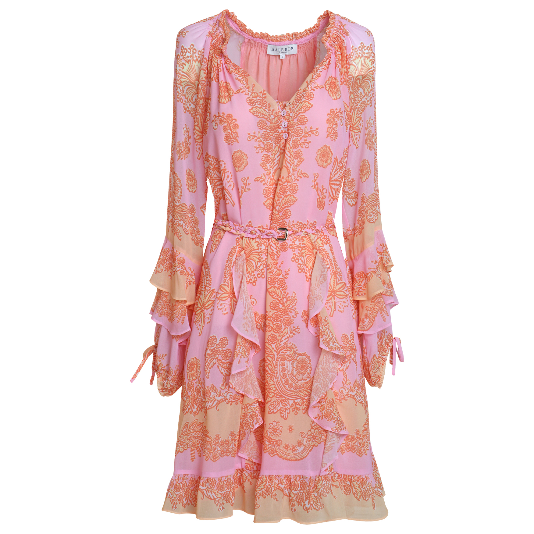 Hale Bob Kleid Orange Pink 61lu642a Pnk F