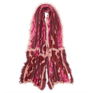 Pur Schoen Schal Feuervogel Bordo